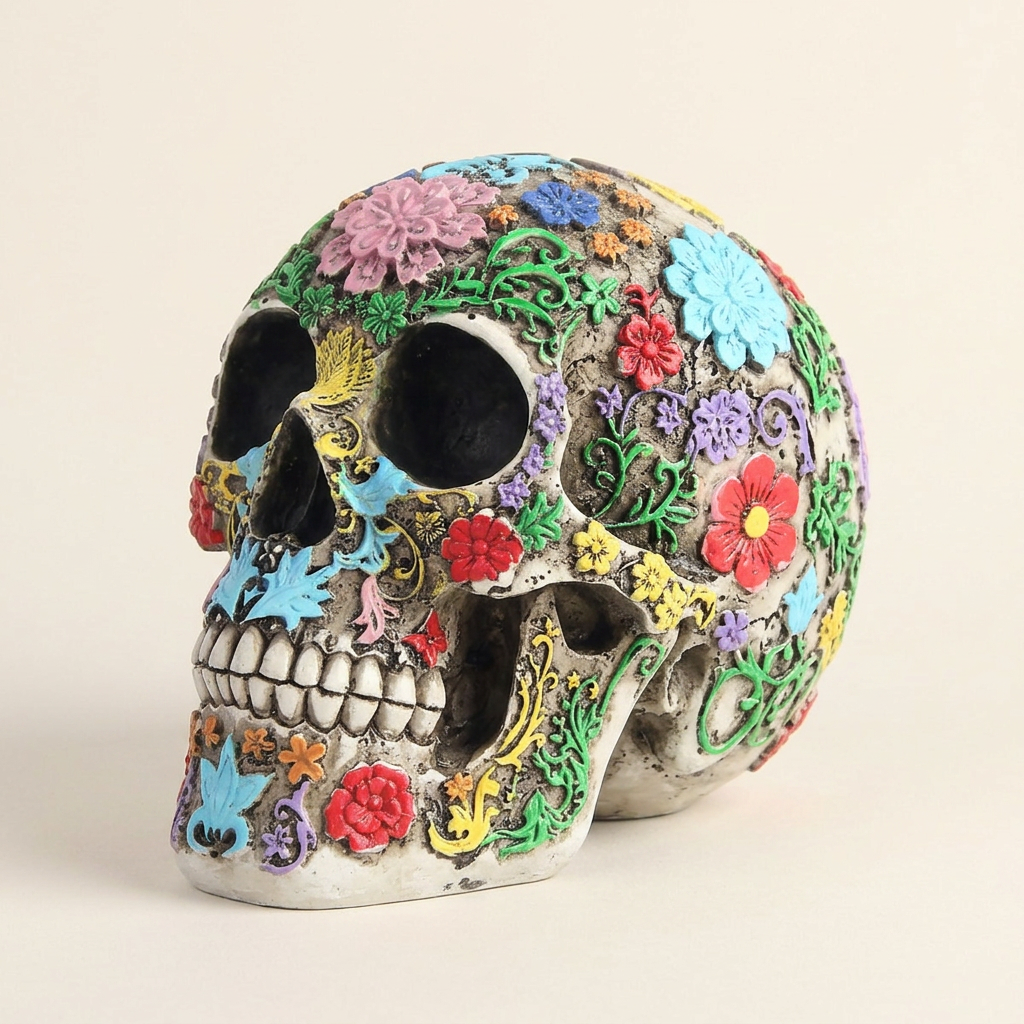 Skull Statue — angle