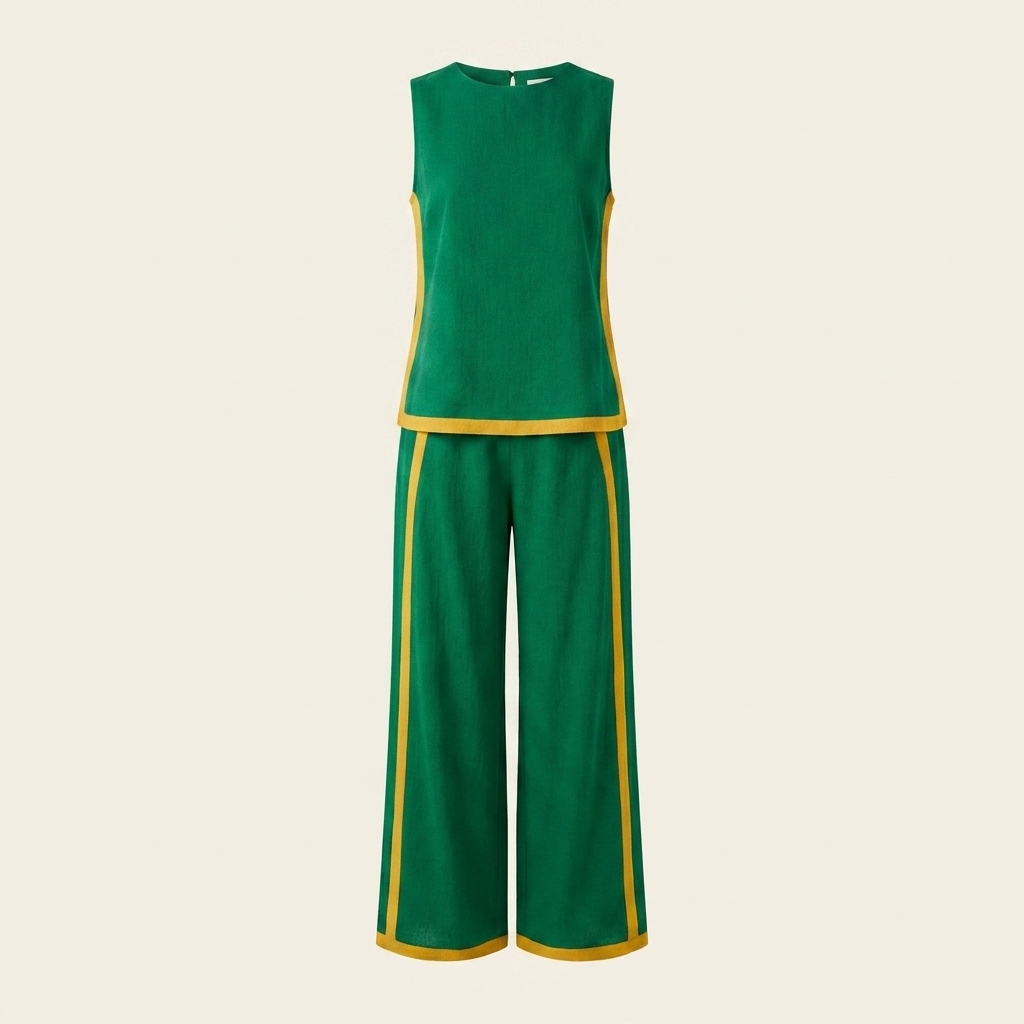 Maya Two-Piece Set — Green hero