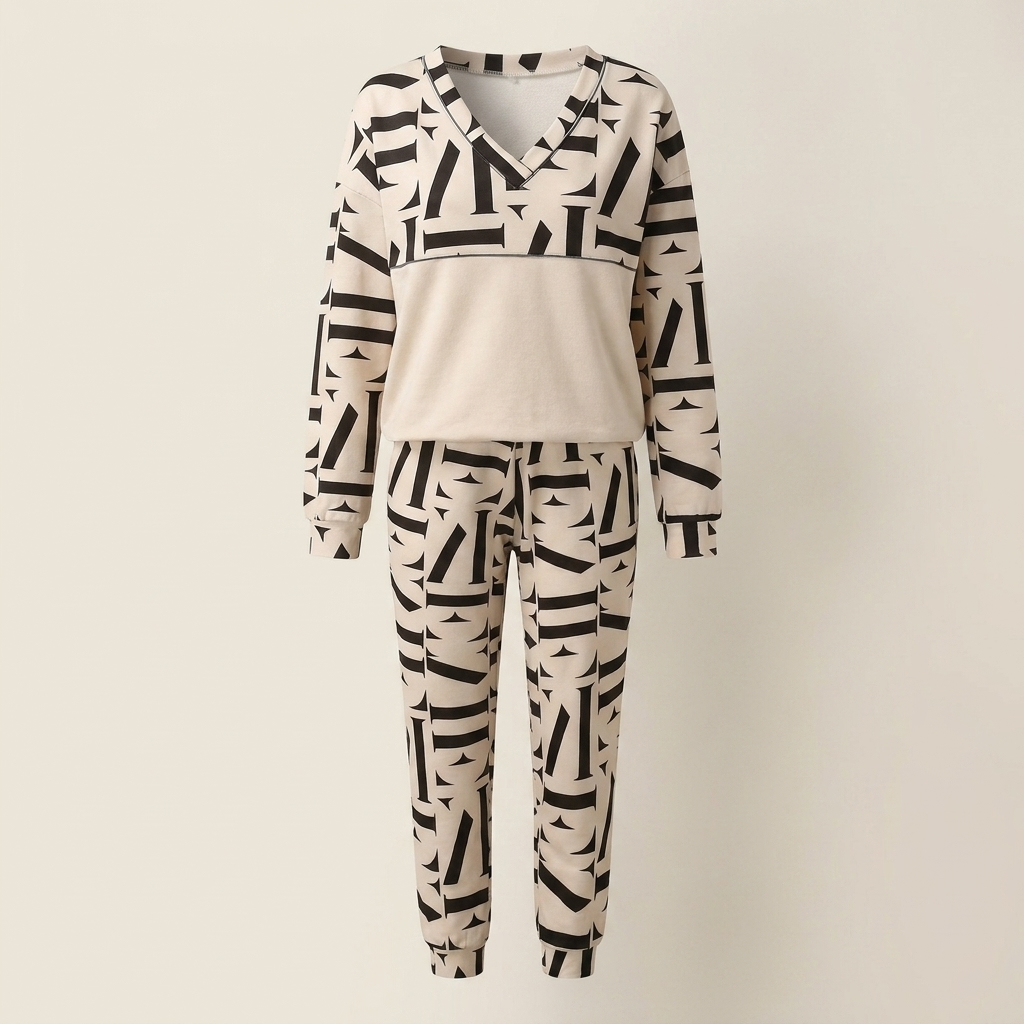 Luna Tracksuit — Beige hero
