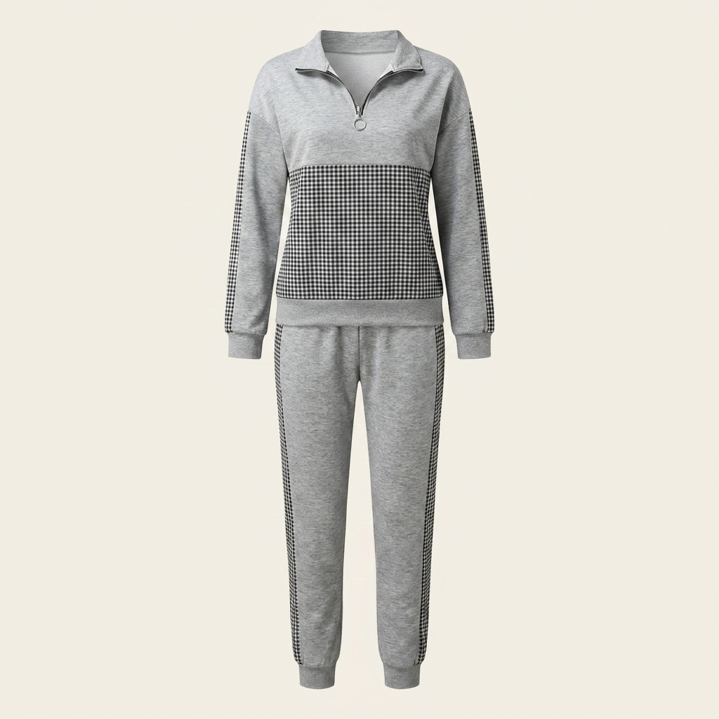 Luna Tracksuit — Gray hero