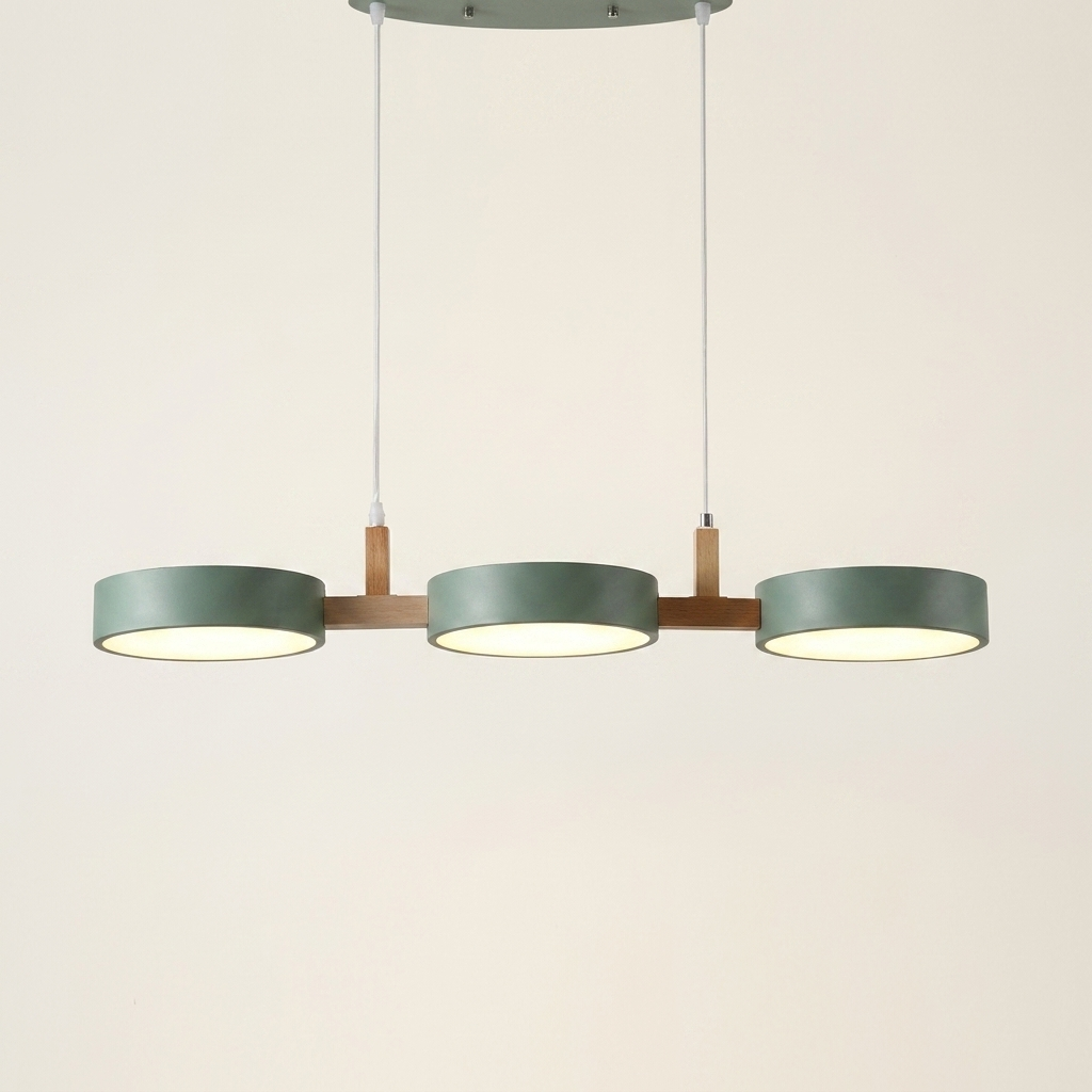 Nordic Ceiling Light — Green hero
