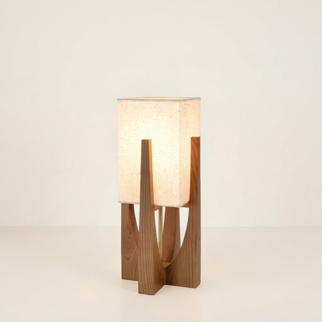 Caelum Floor Lamp — Walnut hero