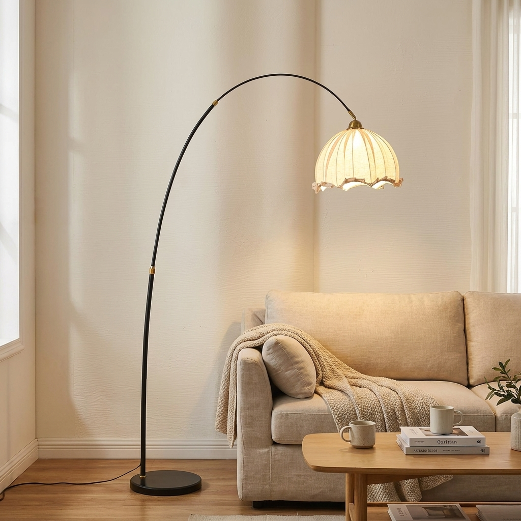 Arc Floor Lamp — in-use