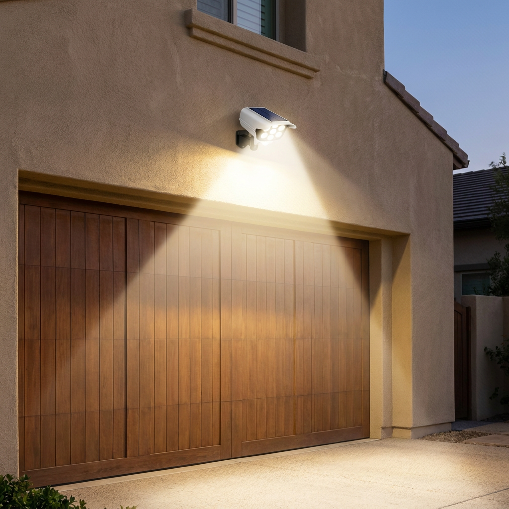 Solar Flood Light — lifestyle