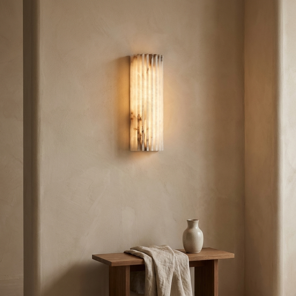 Alabaster Sconce — lifestyle