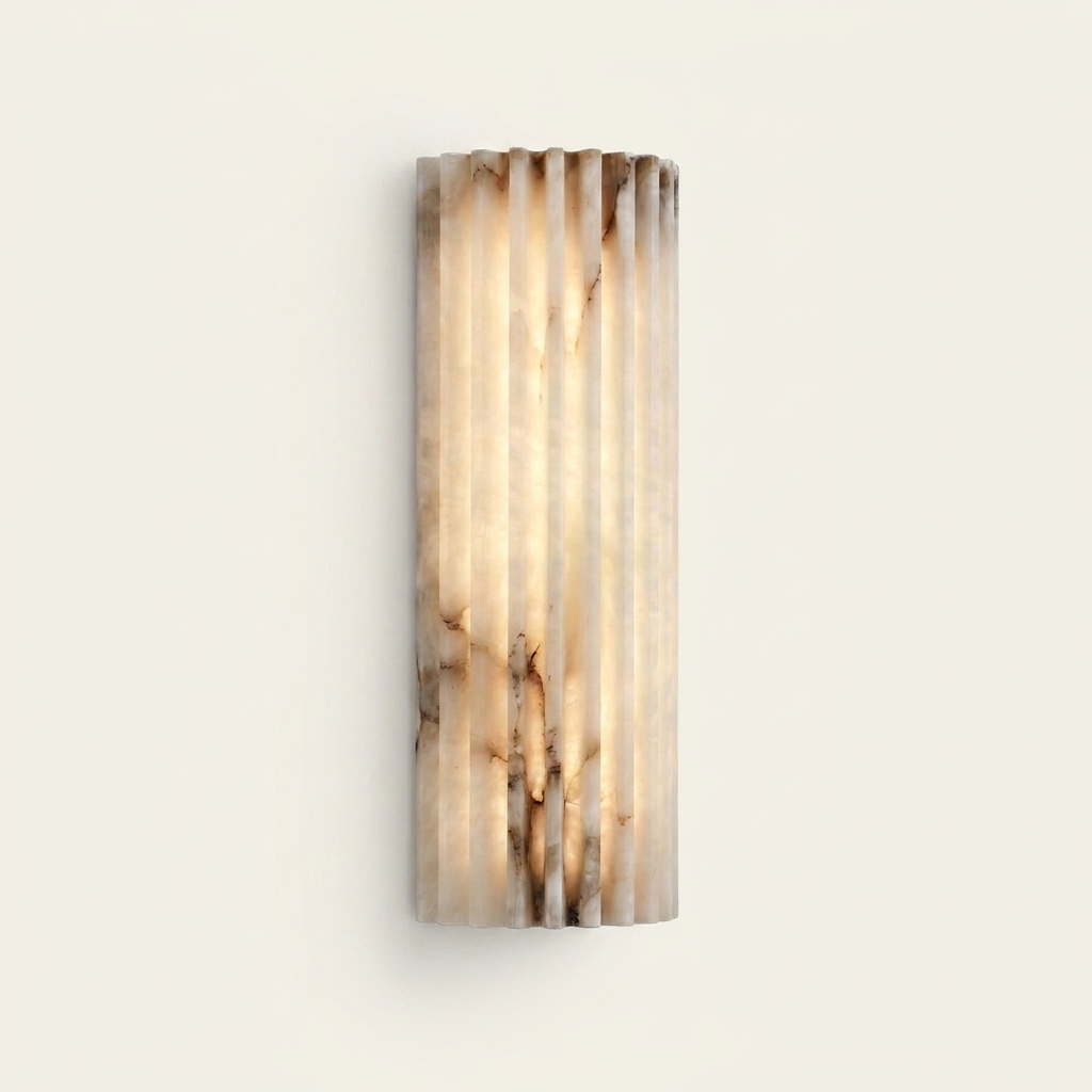 Alabaster Sconce — angle
