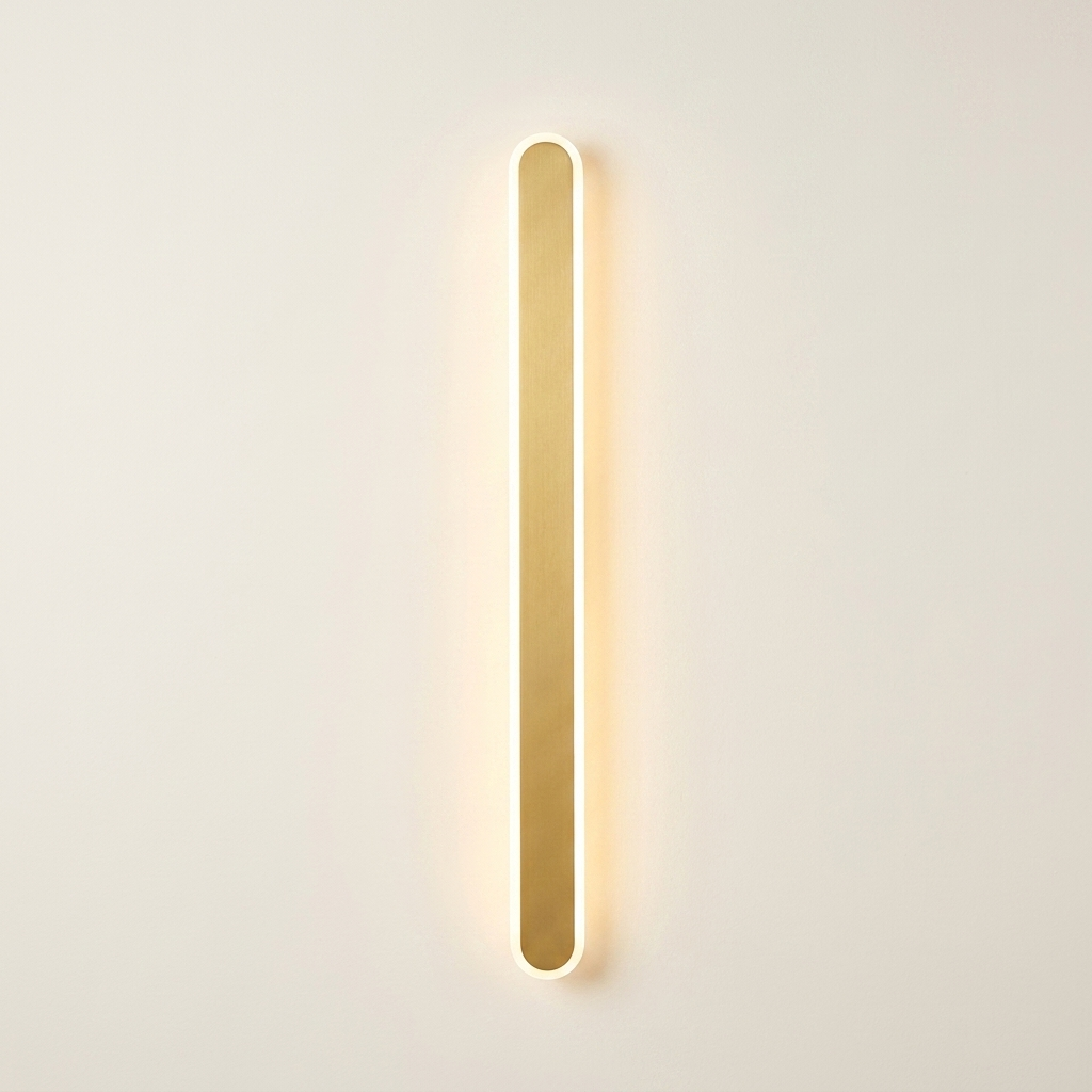 Aluminium Wall Light — Gold hero