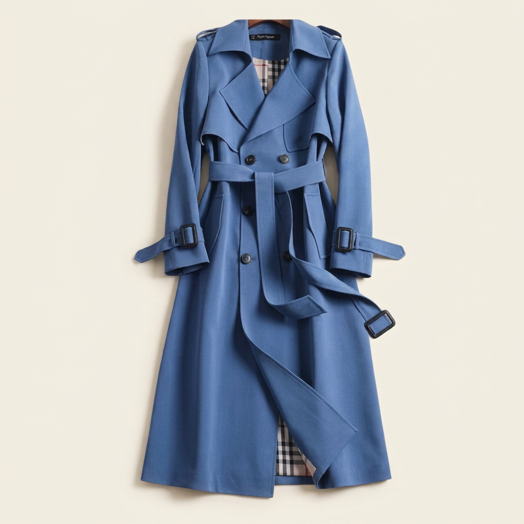 Kinumoti Chic Trench — Blue