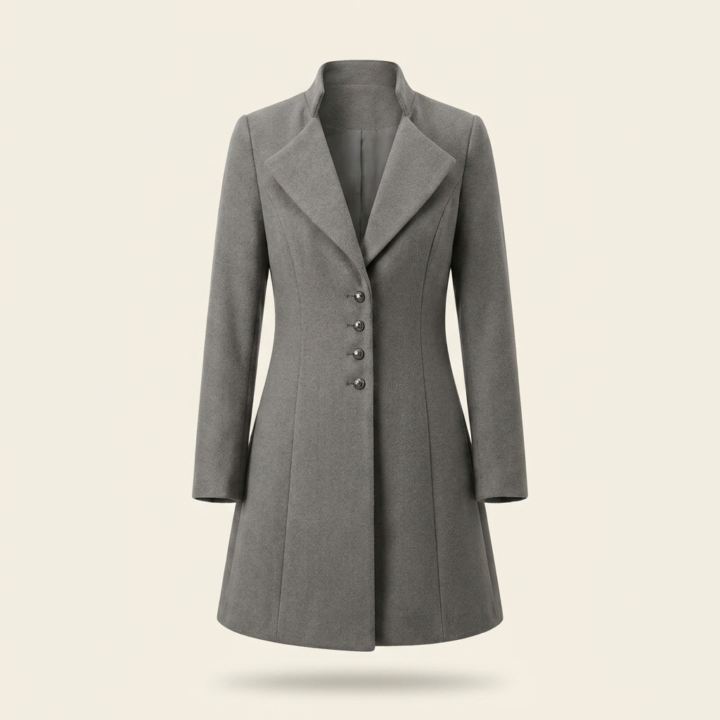 Kinumoti Prestige Wool Coat — Grey