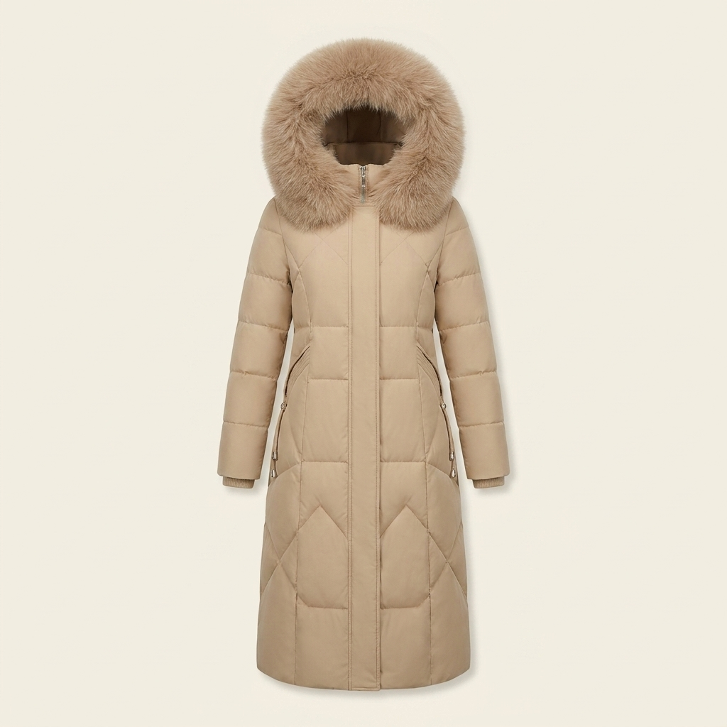 Kinumoti Tahlia Winter Coat — Khaki