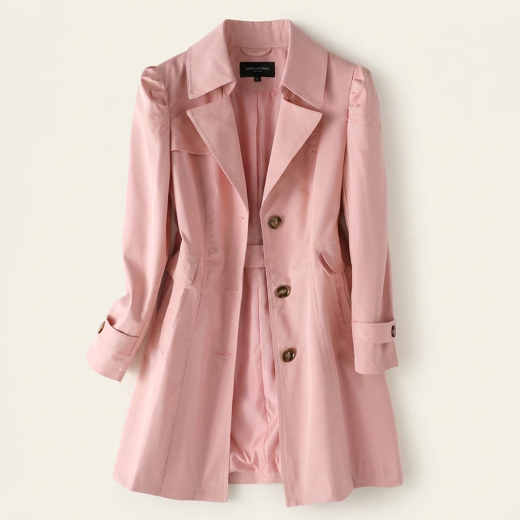 Kinumoti Classic Trench — Pink