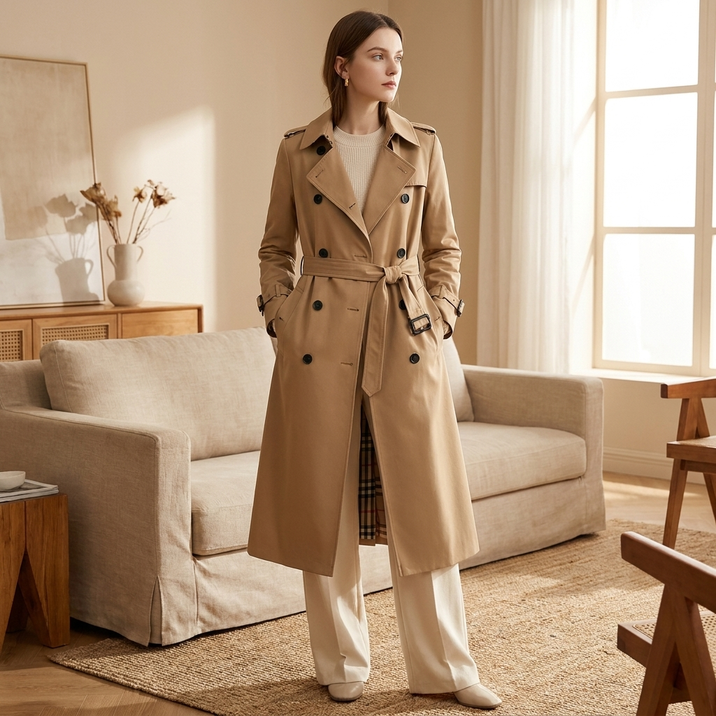 Kinumoti Chic Trench — Lifestyle