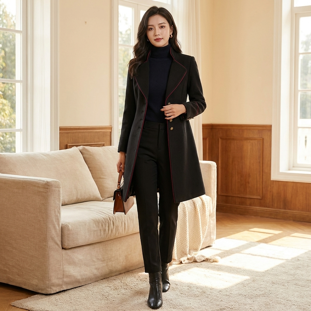 Kinumoti Prestige Wool Coat — Lifestyle