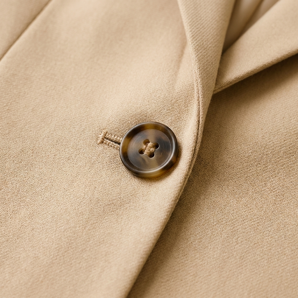 Kinumoti Notch Lapel Blazer — Detail