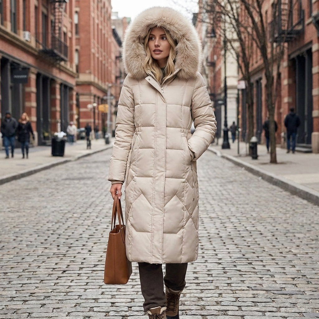 Kinumoti Tahlia Winter Coat — In use
