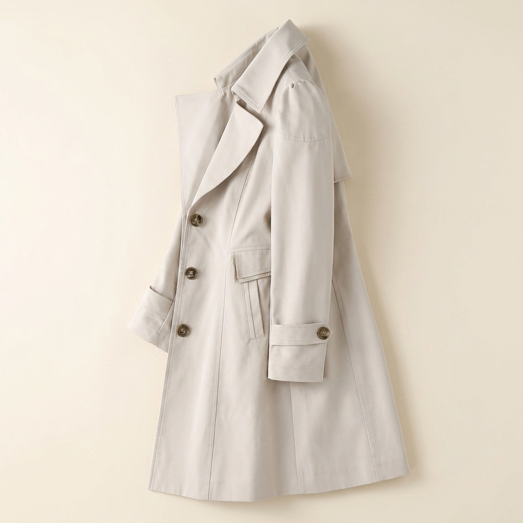 Kinumoti Classic Trench — Alt angle
