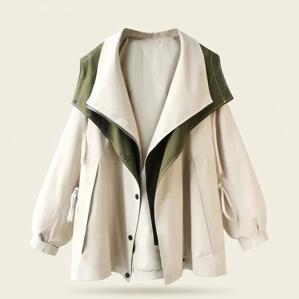 Kinumoti Norvella Rain Jacket — Beige