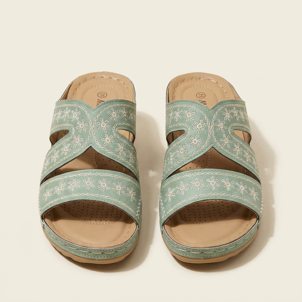 Kinumoti Grace Sandals — Green