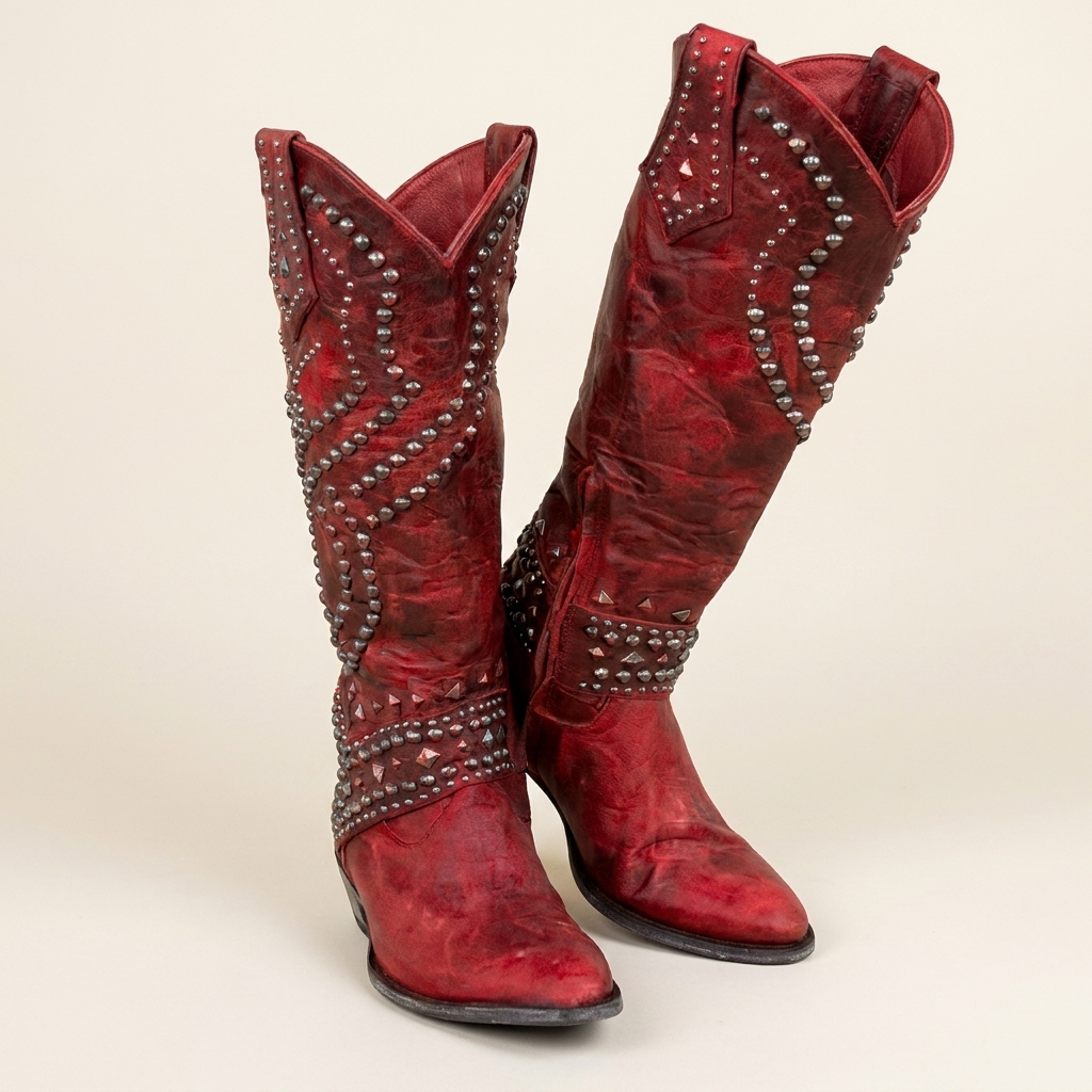 Kinumoti Briana Boots — Red