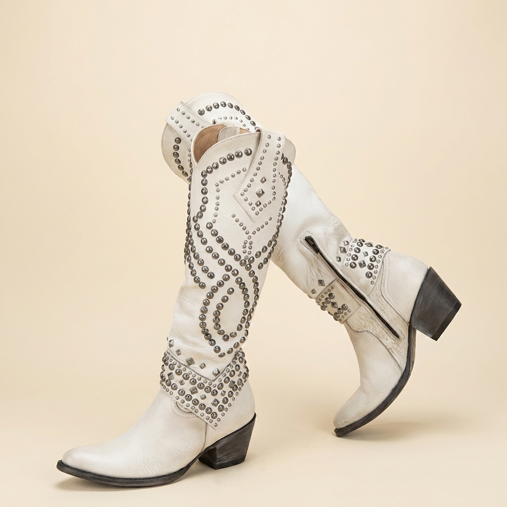 Kinumoti Briana Boots — White