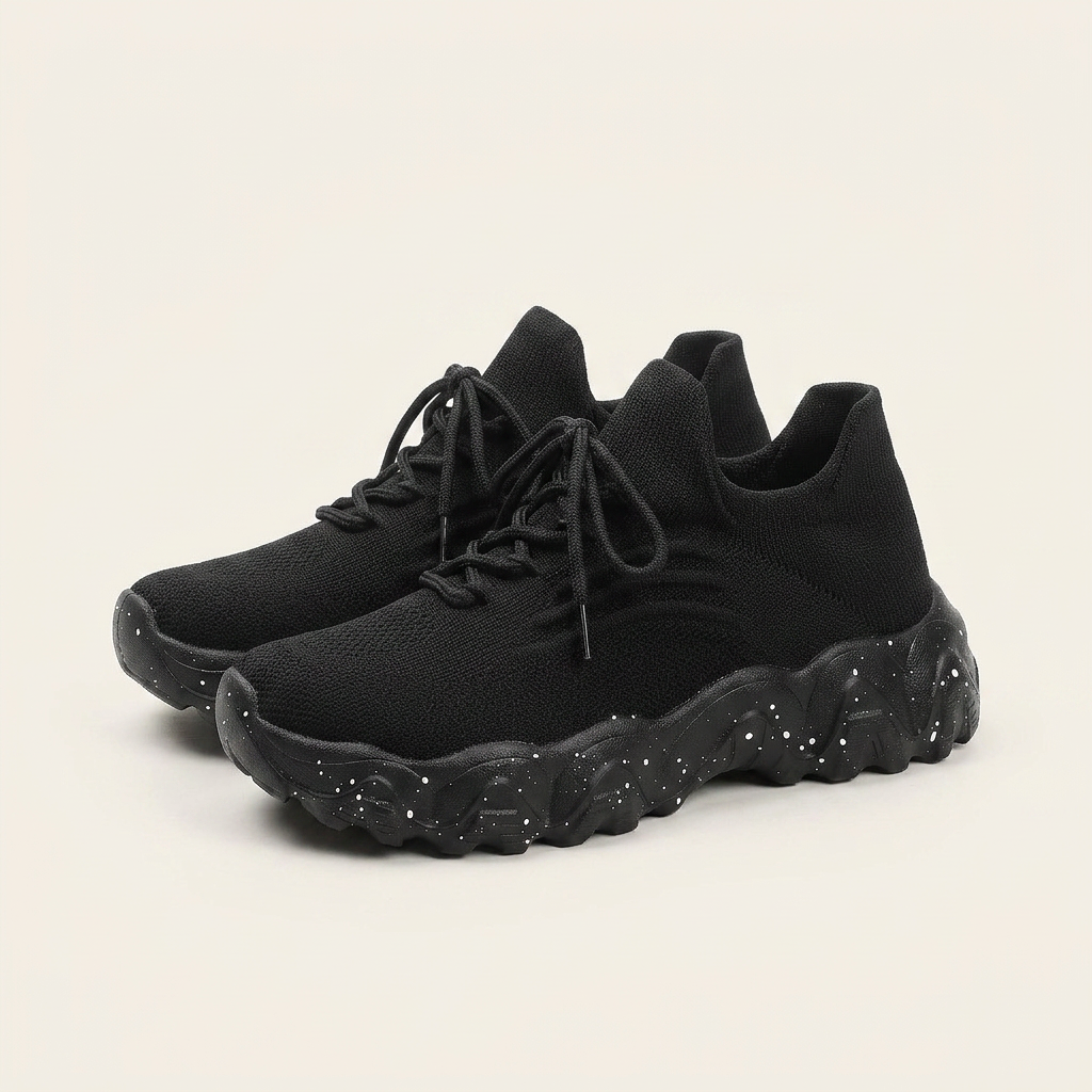 Kinumoti ComfortStride Walking Shoes — Black 1.0