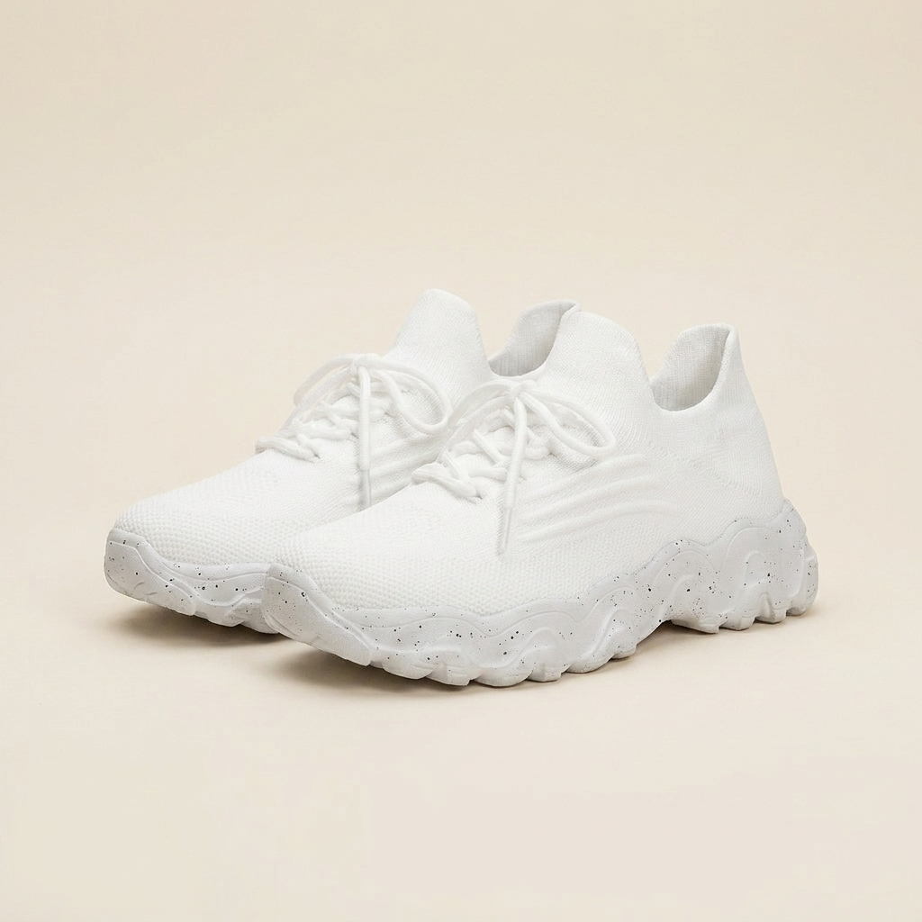 Kinumoti ComfortStride Walking Shoes — White 1.0