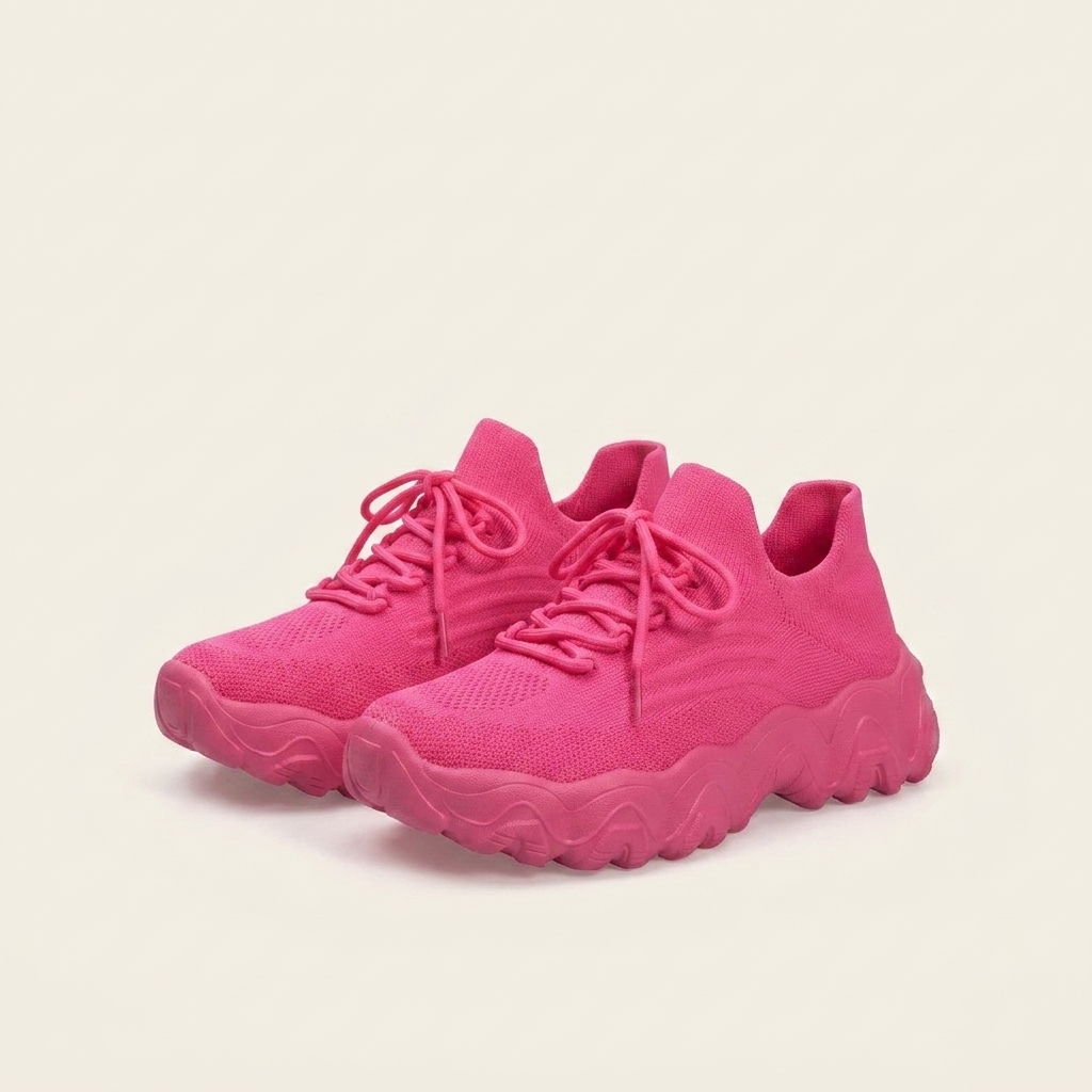 Kinumoti ComfortStride Walking Shoes — Pink