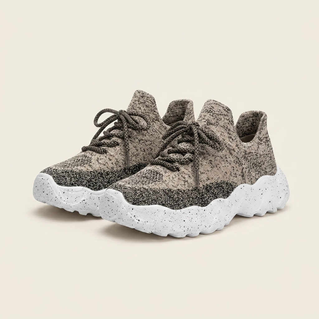 Kinumoti ComfortStride Walking Shoes — Brown