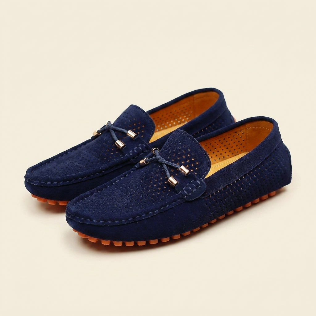 Kinumoti Carl Slip-Ons — Blue