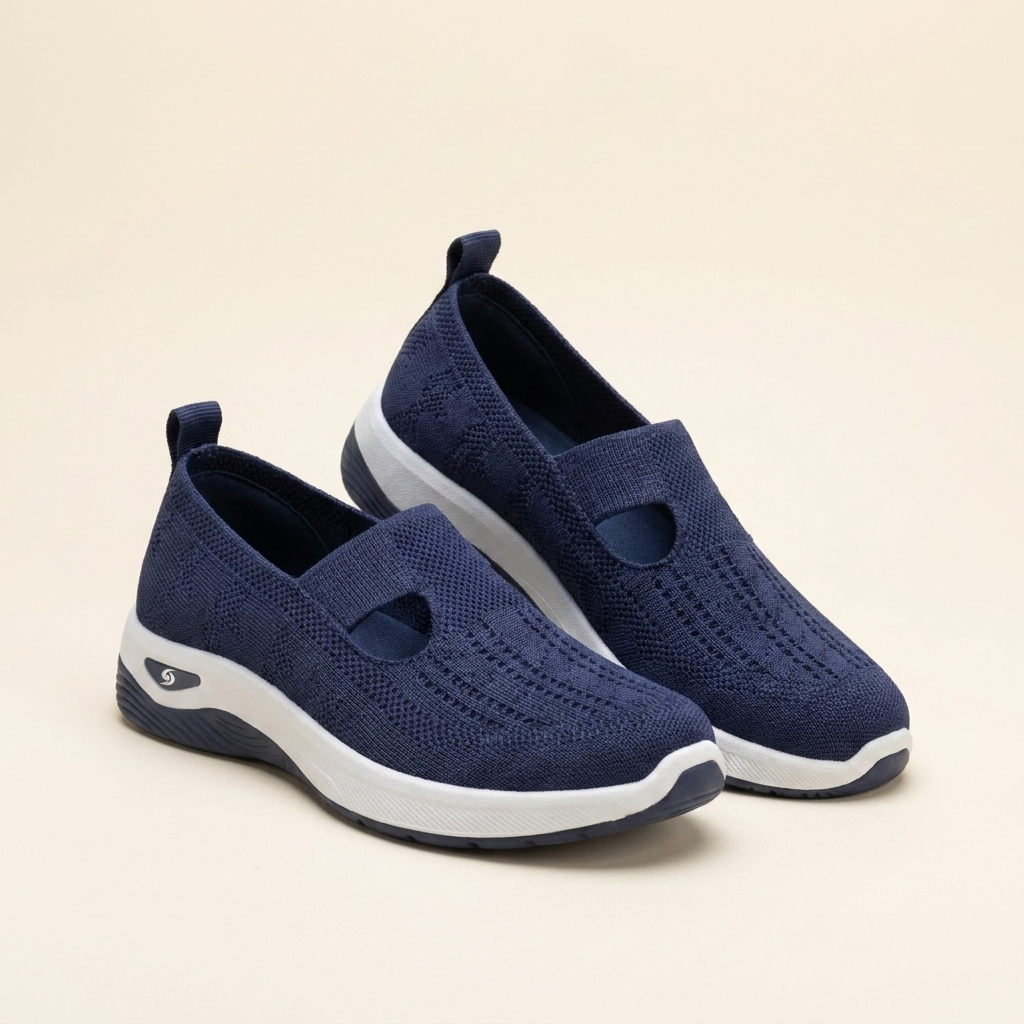 Kinumoti Comfort Step Walking Shoes — Blue