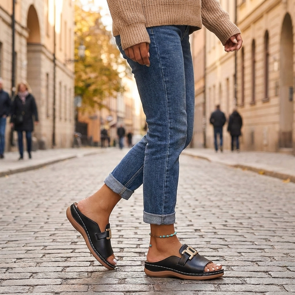 Kinumoti Chic Sandals — In use