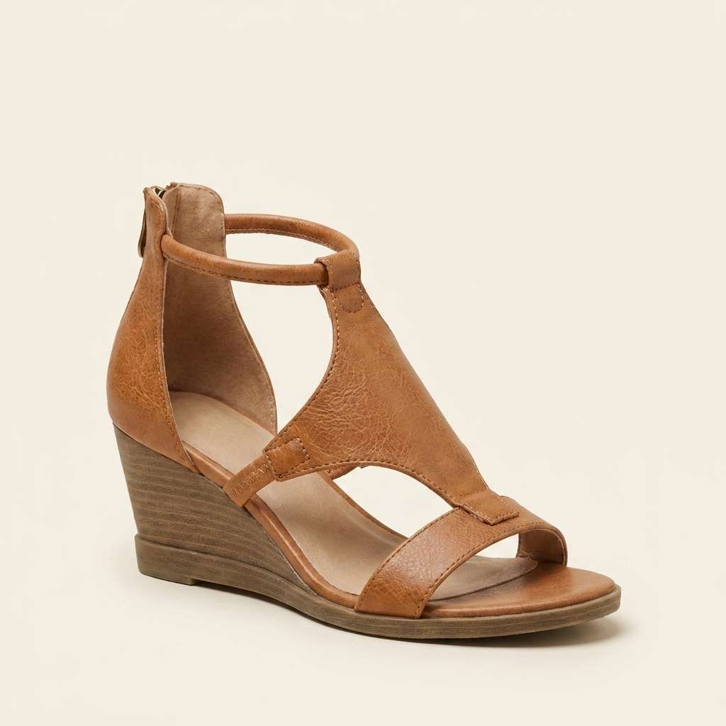 Kinumoti Comfort Wedge Sandals — Alt angle