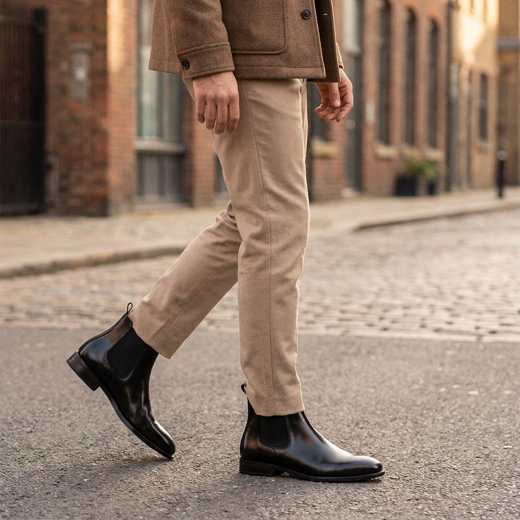 Kinumoti Declan Chelsea Boots — In use
