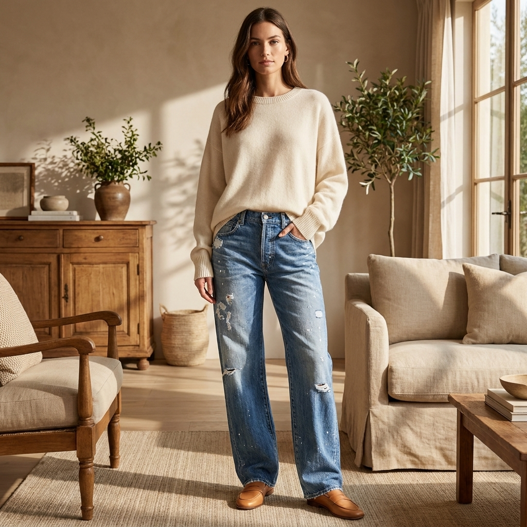 Kinumoti Emma Wide-Leg Jeans — Lifestyle