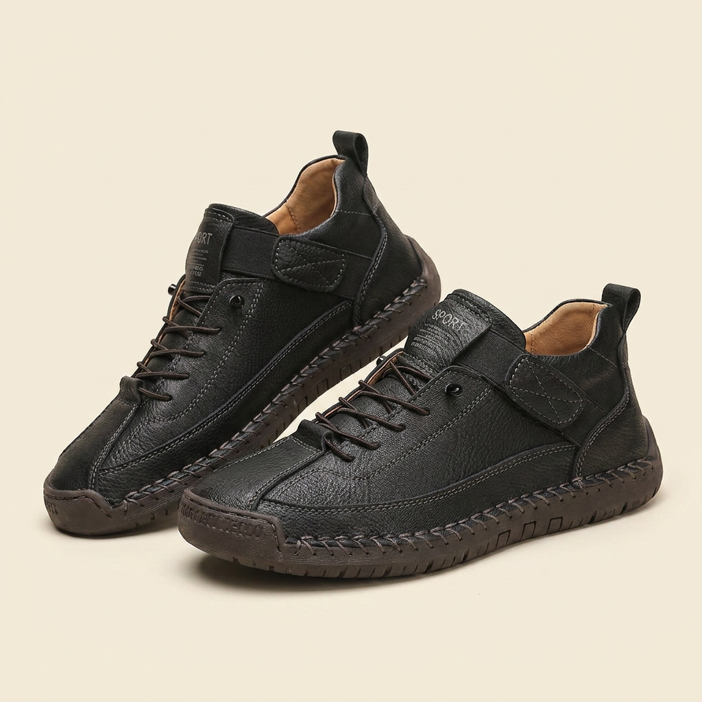 Kinumoti Comfort Wave Sneakers — London Black
